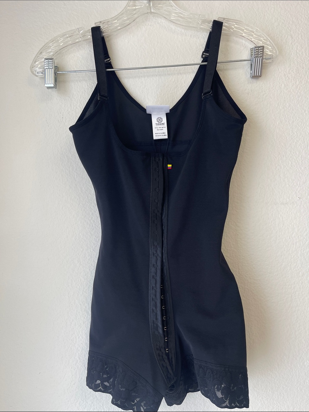 Tressy Black Full-Body Shapewear Romper
